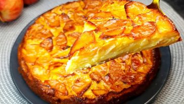 🍏 Неймовірний яблучний пиріг за 5 хвилин – мінімум тіста, максимум смаку! 🍏