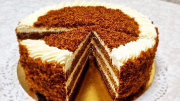 Домашній торт «Марія» – найніжніший і вологий десерт, який підкорює з першого шматочка!
