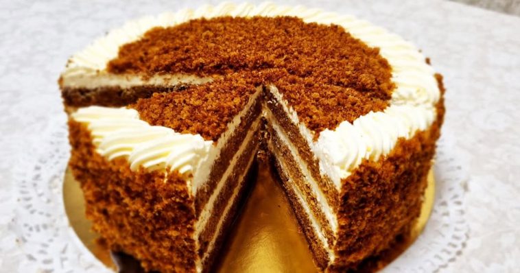 Домашній торт «Марія» – найніжніший і вологий десерт, який підкорює з першого шматочка!