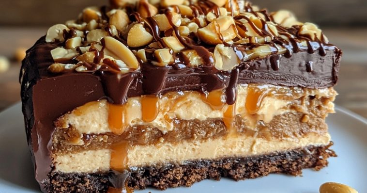 🍫 Торт «Снікерс» без випічки – горіхово-карамельний вибух смаку!