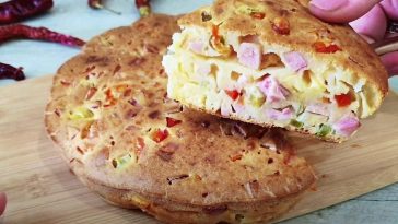 Ситний закусочний пиріг – швидше та простіше за піцу!