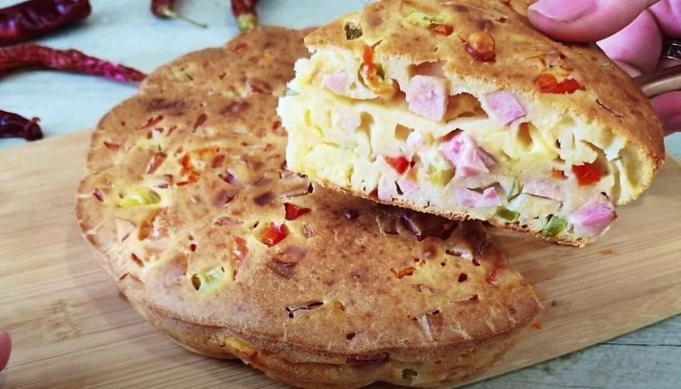 Ситний закусочний пиріг – швидше та простіше за піцу!