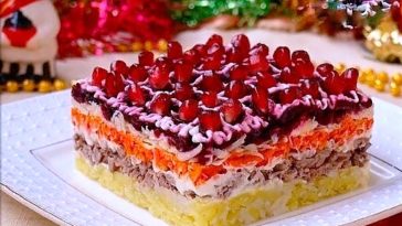 Салат «Багряний смак» – ніжне поєднання м’яса та буряка