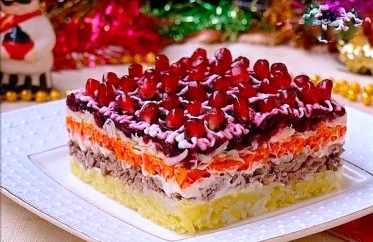 Салат «Багряний смак» – ніжне поєднання м’яса та буряка