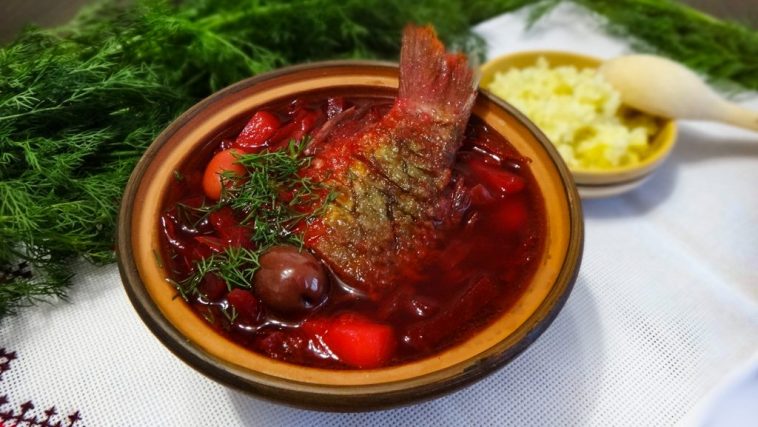 Пісний борщ з карасями – улюблена страва Кобзаря
