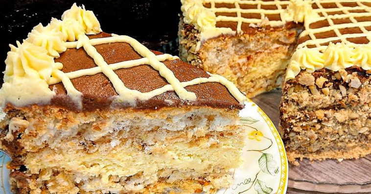 Домашній Київський торт – класика, яку легко приготувати! Король будь-якого святкового столу