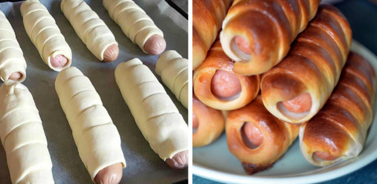 Апетитні сосиски в ніжному тісті: швидкий рецепт для всієї родини 😊