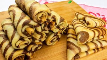 Млинці "Зебра" – ефектні, смачні та ніжні! Вражаючий десерт на кожен день