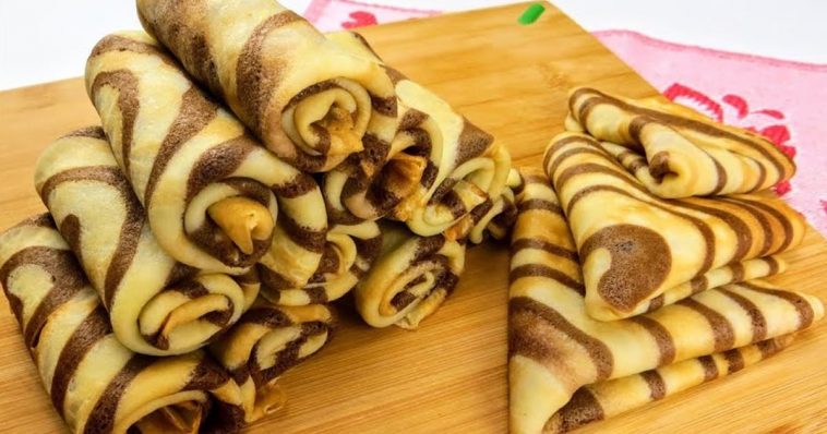 Млинці "Зебра" – ефектні, смачні та ніжні! Вражаючий десерт на кожен день