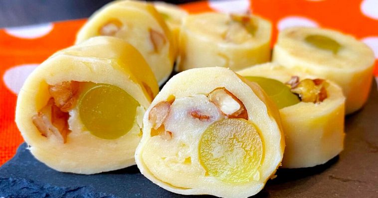 Сирна “чурчхела” за 5 хвилин – ідеальна закуска до вина! Авторський рецепт, який перевершив усі очікування!