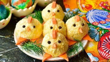 Сирні кульки «Великодні курчата» – яскрава закуска для святкового столу