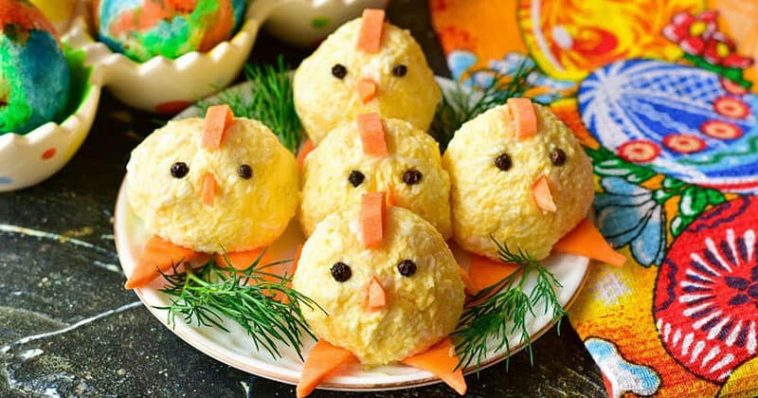 Сирні кульки «Великодні курчата» – яскрава закуска для святкового столу