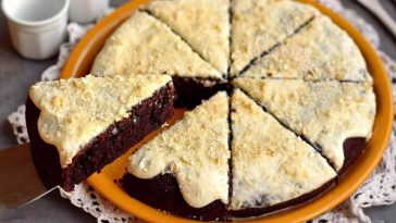 Шоколадний пиріг за 30 хвилин на сковороді – без духовки, але неймовірно смачно! Гості в захваті!