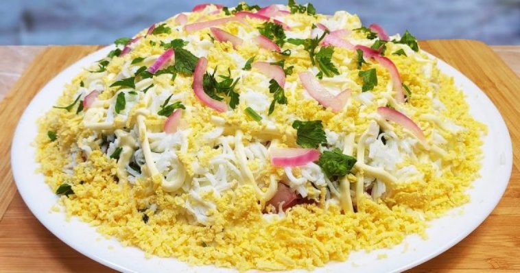 Салат “Святкове Сонечко”: Родзинка вашого великоднього столу