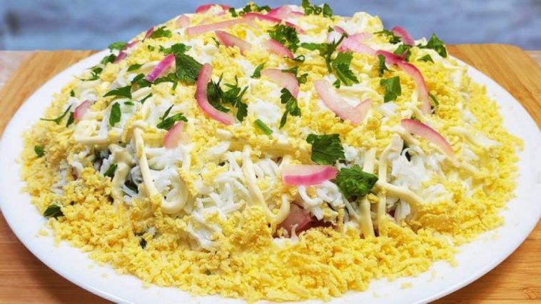 Салат “Святкове Сонечко”: Родзинка вашого великоднього столу