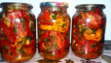 Найкращий салат на зиму: помідори половинками «Пальчики оближеш»