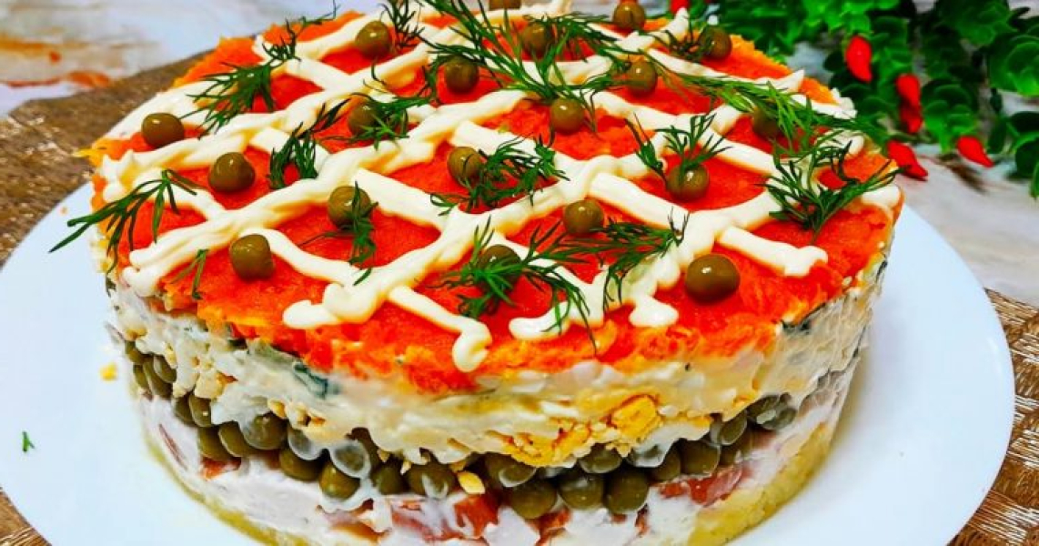 Салат «Ярослава» — улюблений гість святкового столу: готую щоразу, бо зникає миттєво!