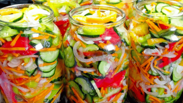 🌿 Салат «Смачні спогади» – ідеальна заготівля на зиму