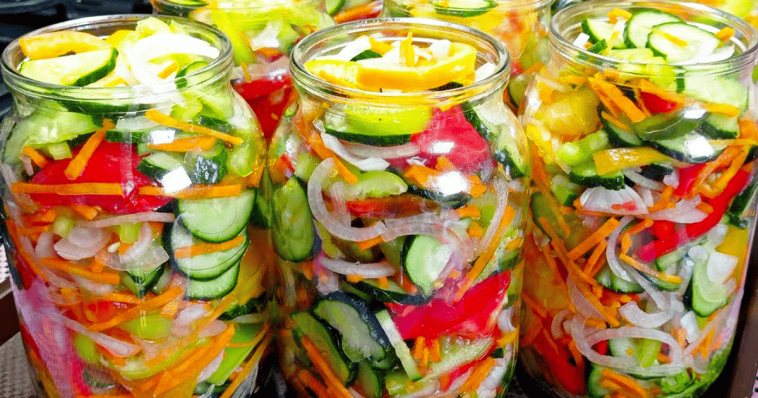 🌿 Салат «Смачні спогади» – ідеальна заготівля на зиму