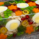 Заливне з курки «Святкова мозаїка»