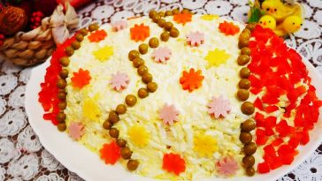 Салат "Писанка" — яскрава окраса великоднього столу, що підкорить з першої ложки!