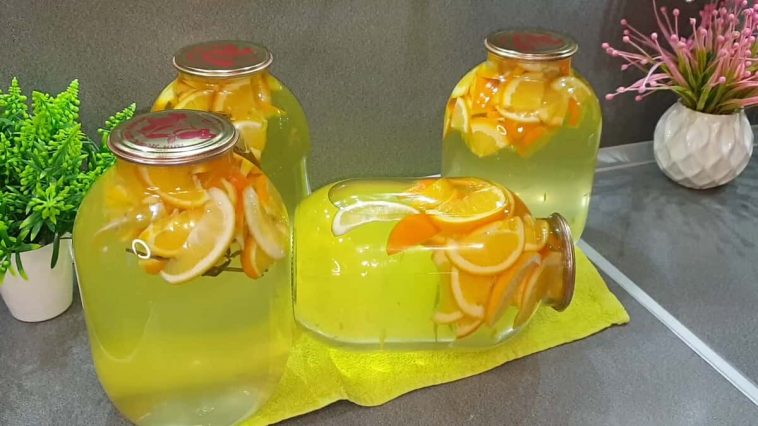 ОСВІЖАЮЧИЙ ЦИТРУСОВИЙ НАПІЙ "ДОМАШНІЙ МОХІТО" З М’ЯТОЮ (НА ЗИМУ)