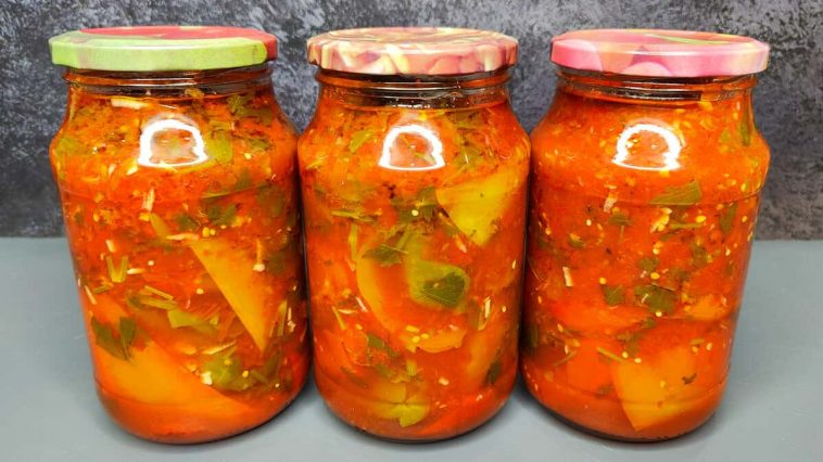 Ахоржак – грузинська пікантна закуска на зиму, яку я готую вже роками