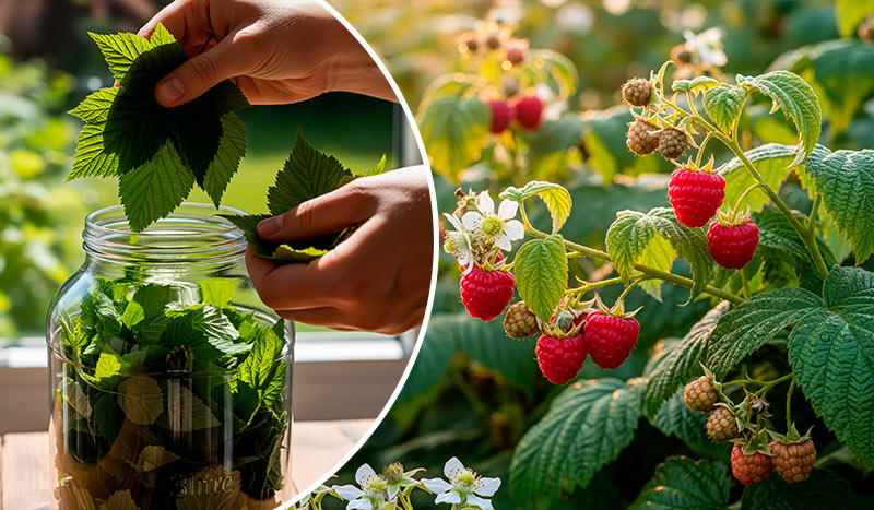 Гілочки та листя малини – потужна аптечка з вашого саду