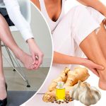 Домашній зігріваючий бальзам для ніг з касторовою олією, часником та імбирем