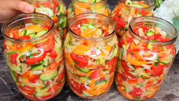 «Золота осінь» в банці — всі овочі разом! Улюблена заготівля, без якої не уявляємо зиму 🍂