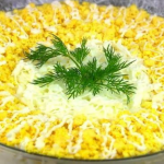 Дуже смачний салат «Біла ніч» — ніжність смаку у кожному шарі