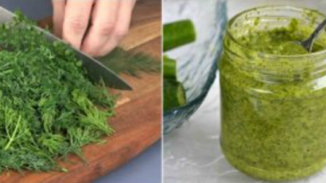 Ароматний кроповий соус – чудова альтернатива заморожуванню зелені