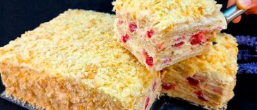 Торт «Наполеон» без випічки — простий у приготуванні, ніжний і завжди вдається ідеально