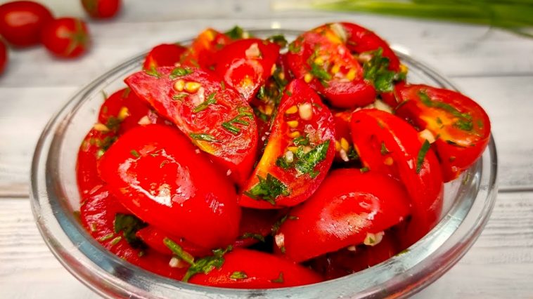 Швидка закуска з помідорів — мій перевірений фаворит!