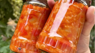 Овочеве рагу з рисом на зиму — ідеальна закрутка для зайнятої господині