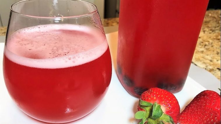 Полуничний квас без дріжджів – аромат літа у кожному ковтку! 🍓