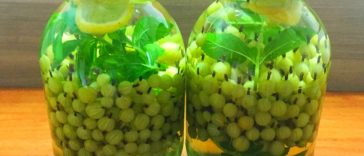 Закриєте хоч сотню банок — усе одно буде мало! Компот “Мохіто” із зеленого аґрусу — неймовірно смачний напій на зиму 🌿🍋
