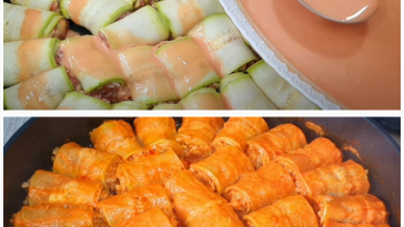 Кабачкові рулетики з фаршем у вершково-томатному соусі — страва, яку захочеться готувати знову і знову!