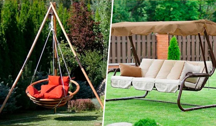 Вуличні гойдалки — відпочинок і стильна прикраса двору: 45 чарівних ідей