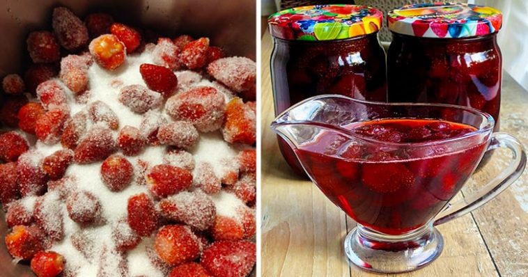 Полуниця у власному соку на зиму — смак літа у кожній банці!