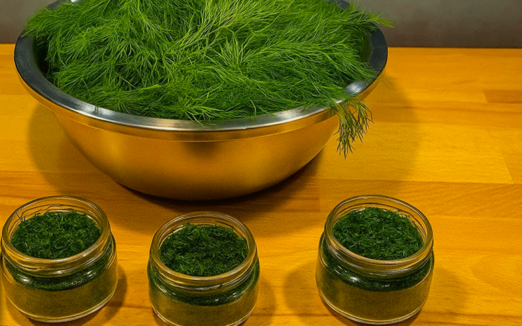 Унікальний спосіб зберігання кропу без сушіння і заморожування — перевірений роками!