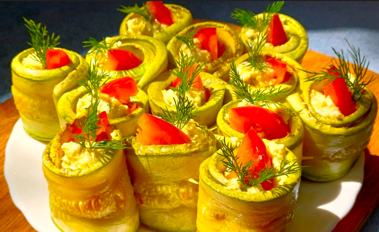 Кабачкові рулетики «На розхват» — страва, яку готую все літо! 🌿