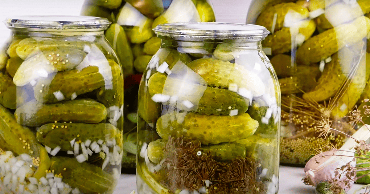 Як магазинні! Хрусткі кисло-солодкі огірки з гірчицею на зиму без стерилізації