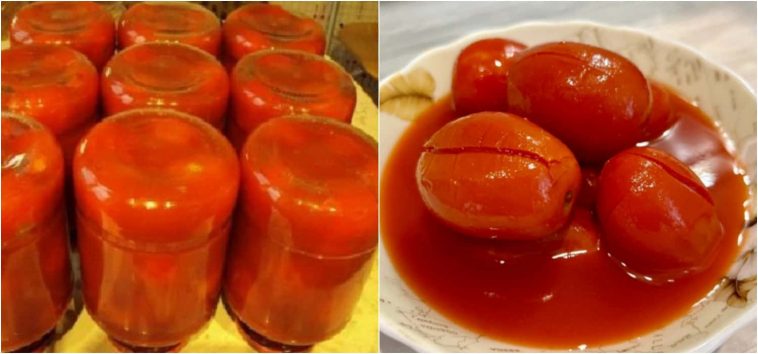 Помідори ціленькі у власному соку на зиму: щільні, смачні та прості в приготуванні