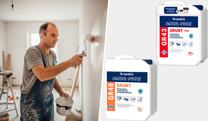 Ґрунтівки Śnieżka – надійна основа для ідеального ремонту