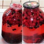 Компот з малини та чорної смородини на зиму — насолода в кожній краплі!