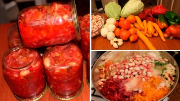 Просто знахідка на зиму! Борщова заправка з квасолею – ароматна, навариста і неймовірно зручна