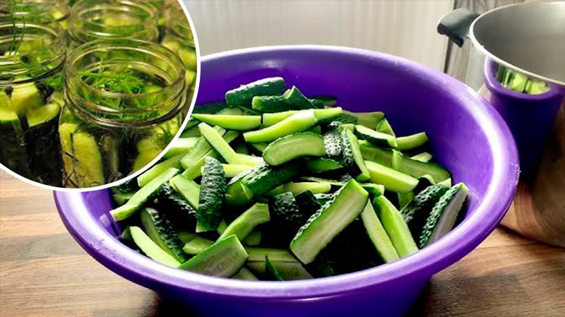 Огірки в огірковому соку – неймовірна смакота на зиму!