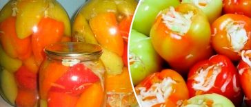 Фарширований перець з капустою — пікантна закуска на зиму, яка розлітається першою!