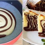 Смугастий пиріг «Зебра» — ідеальний до чаю! Мій перевірений покроковий рецепт 🍰☕